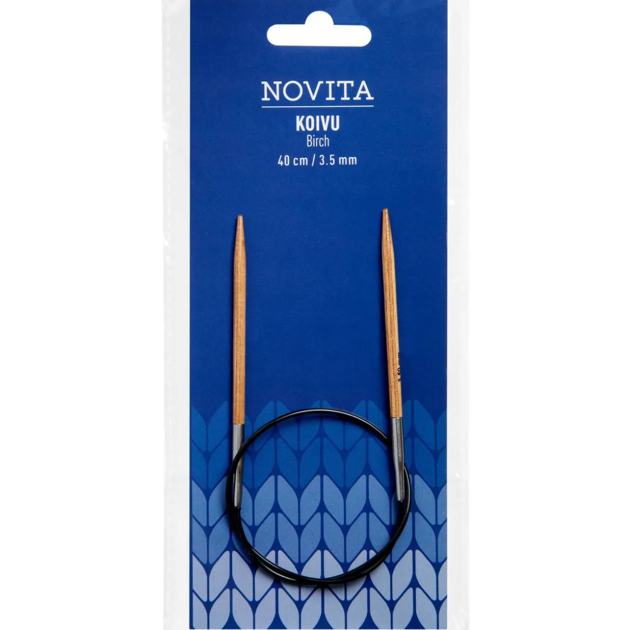 Pyöröpuikot Novita 40 cm 4,0 mm koivu