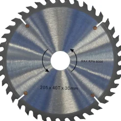 Pyörösahanterä Tamo Professional 205 mm x 40T x 30 mm