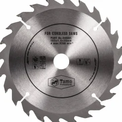 Pyörösahanterä Tamo Professional 165 x 1,6 mm x 24T x 30 mm