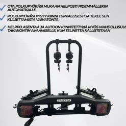 Pyöräteline autoon 2-pyörälle Trekker R200