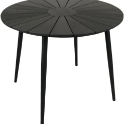 Pöytä Parco Arezza Ø90 cm, musta