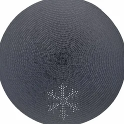 Pöytätabletti Kotikulta 38 cm Lumitähti musta