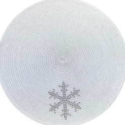 Pöytätabletti Kotikulta 38 cm Lumitähti valkoinen