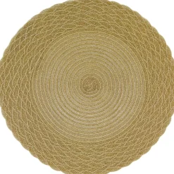 Pöytätabletti Kotikulta 38 cm pitsireunus kulta