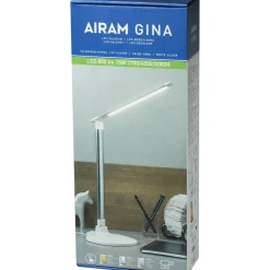 Pöytävalaisin Airam Gina 14W 827/845/860 800lm WH-SI