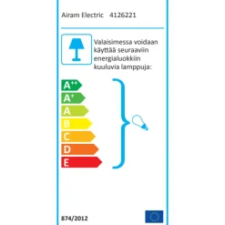 Pöytävalaisin Sansa E27max 40 W, musta/hopea