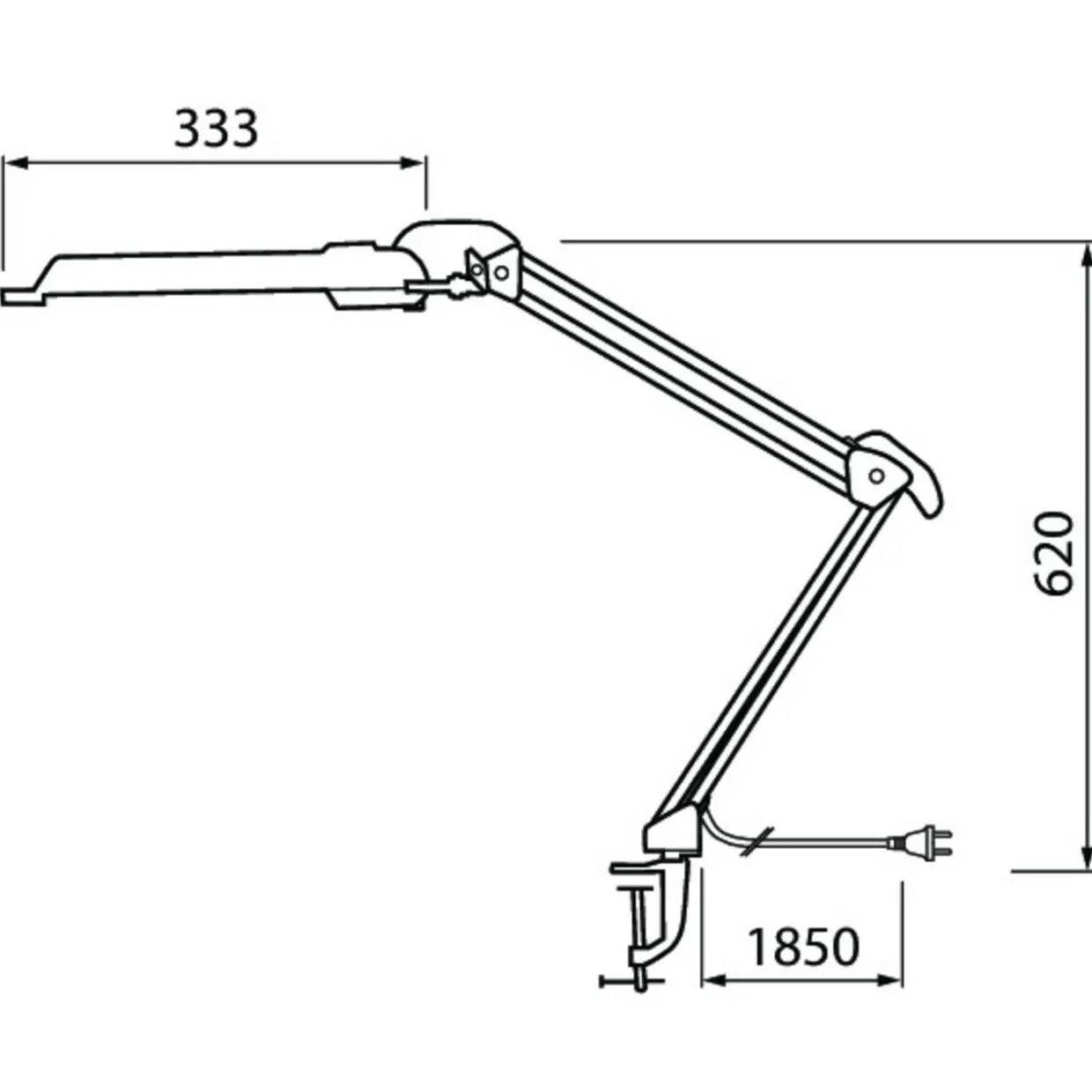 Pöytävalaisin Campus LED IP20 G23 7,2W VA