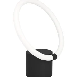 Pöytävalaisin EGLO Caranacoa led 11,5W 26x26x5cm musta/valkoinen
