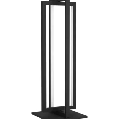 Pöytävalaisin EGLO Siberia led 15,5W 16x16x43cm musta/valkoinen