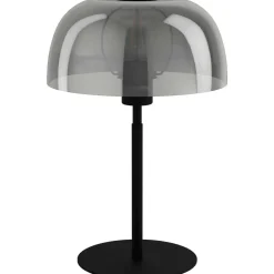 Pöytävalaisin EGLO Solo 2 40W 26x41,5cm savulasi/musta