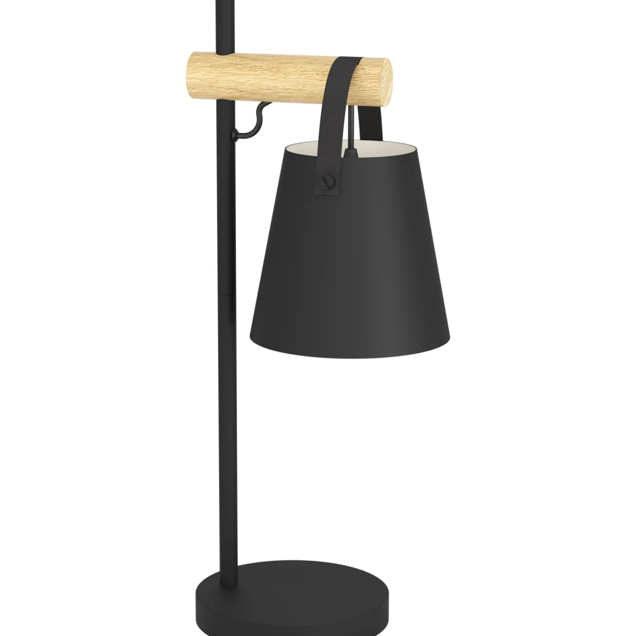 Pöytävalaisin Inspire Pandore E27 musta/valkoinen