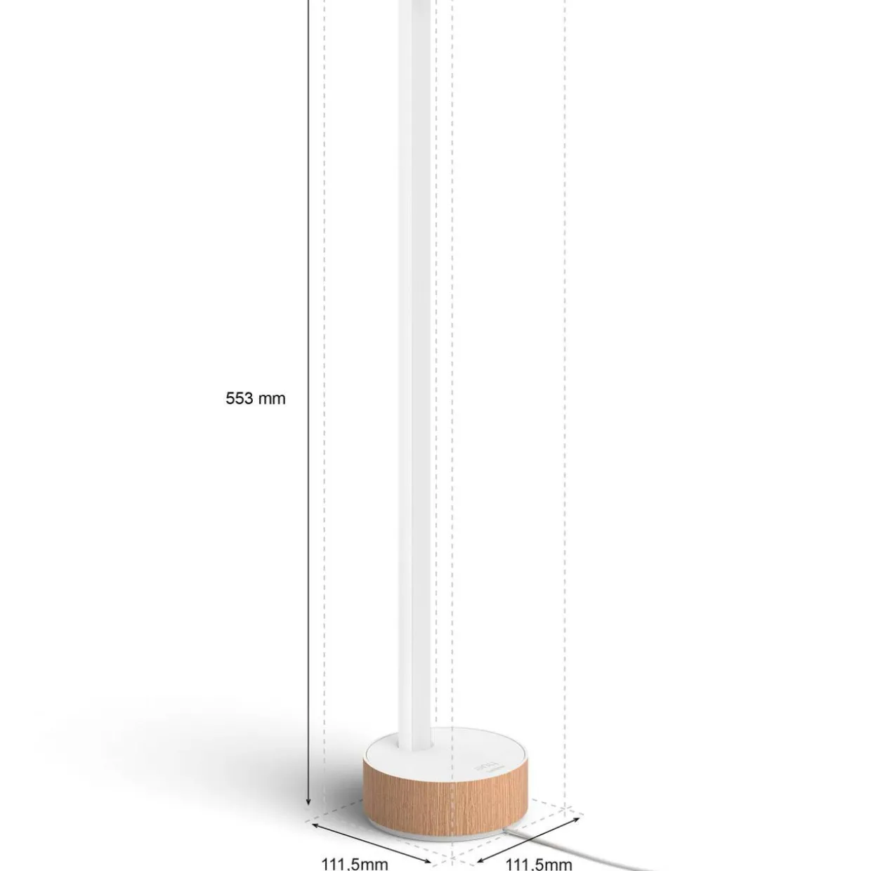 Pöytävalaisin Philips Hue Gradient Signe tammi