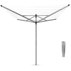 Pyykinkuivausteline Brabantia Lift-O-Matic 50 m, metallinen maaterä