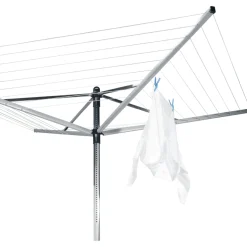Pyykinkuivausteline Brabantia Lift-O-Matic 50 m, metallinen maaterä
