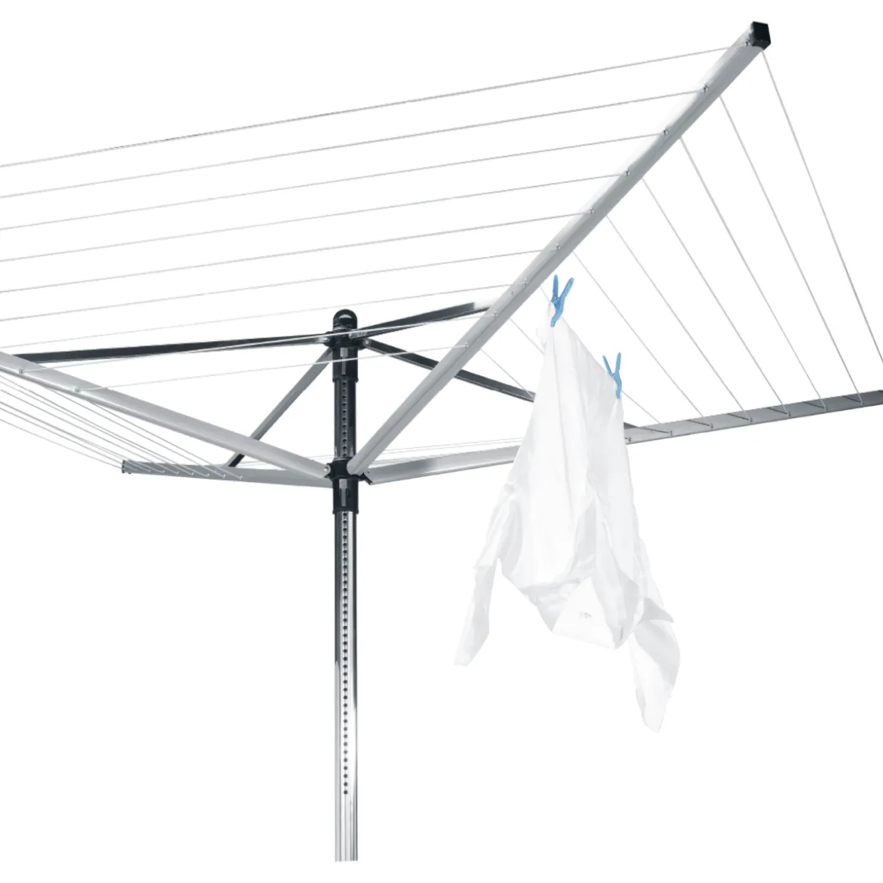 Pyykinkuivausteline Brabantia Lift-O-Matic 50 m, metallinen maaterä