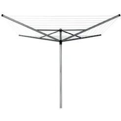 Pyykinkuivausteline Brabantia Topspinner 50 m, metallinen maaterä, harmaa