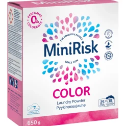 Pyykinpesujauhe Mini Risk 650 g Color