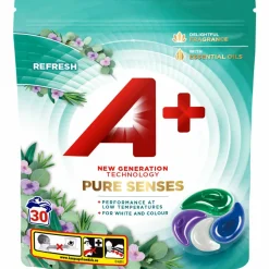 Pyykinpesukapseli A+ 30 kpl Pure Senses Refresh