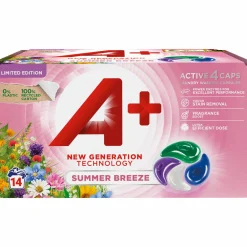 Pyykinpesukapseli A+ 14 kpl Summer Breeze