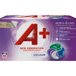 Pyykinpesukapselit A+ 10 kpl Active4 Color