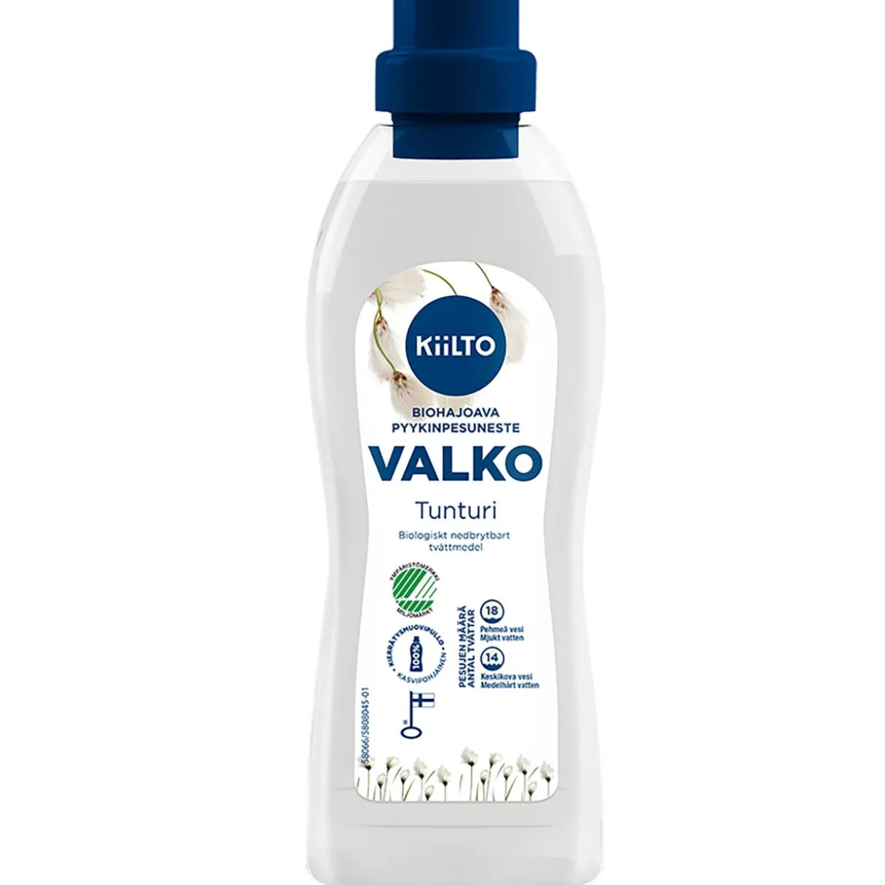 Pyykinpesuneste Kiilto 720 ml valko tunturi biohajoava