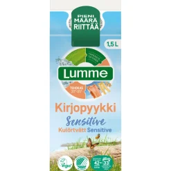 Pyykinpesuneste Lumme 1,5 l Sensitive kirjopyykki