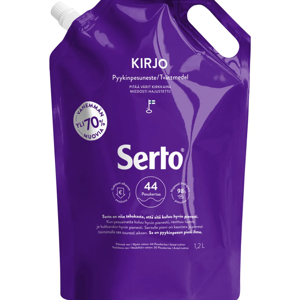 Pyykinpesuneste Serto 1,2 l Kirjo