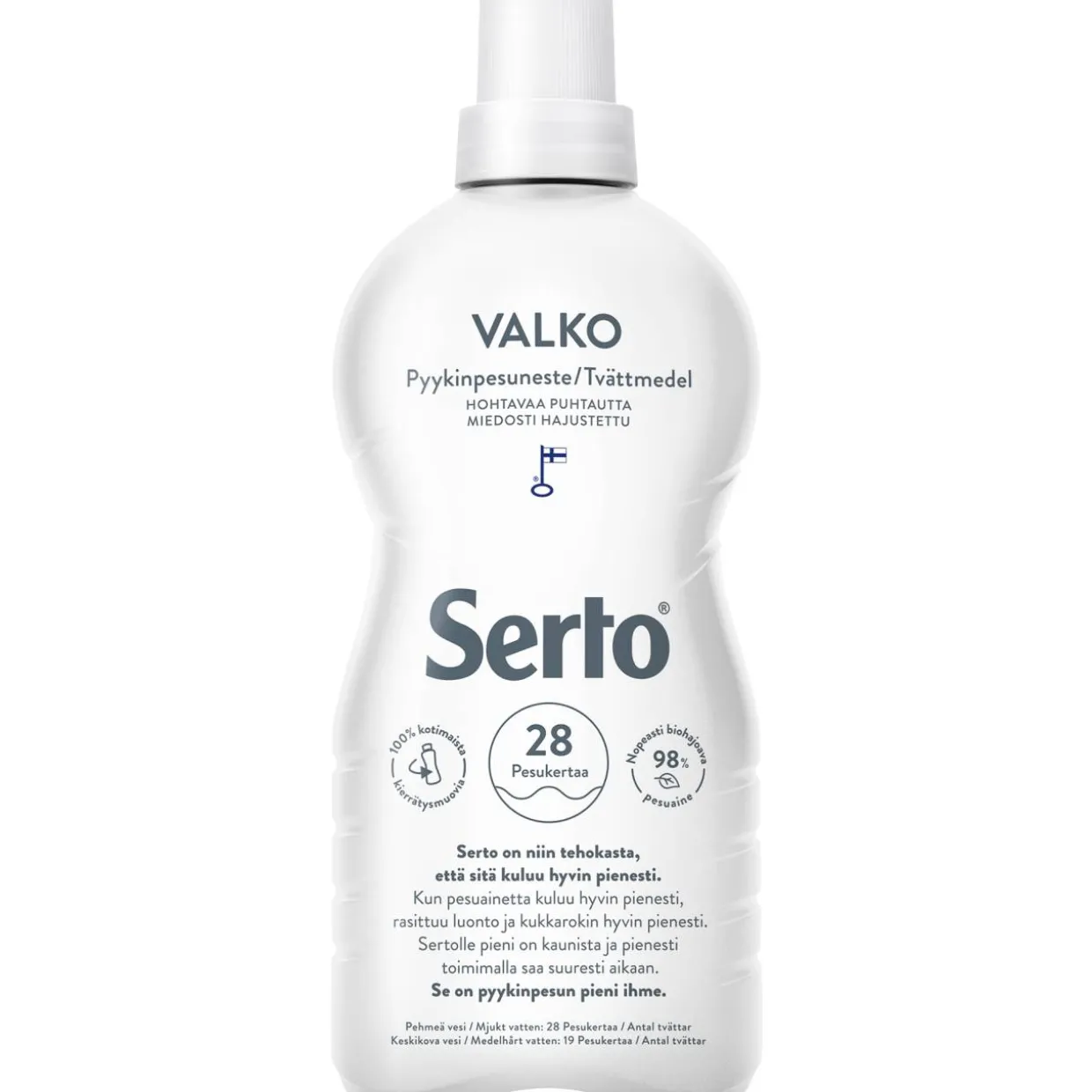 Pyykinpesunestetiiviste 750 ml Valko
