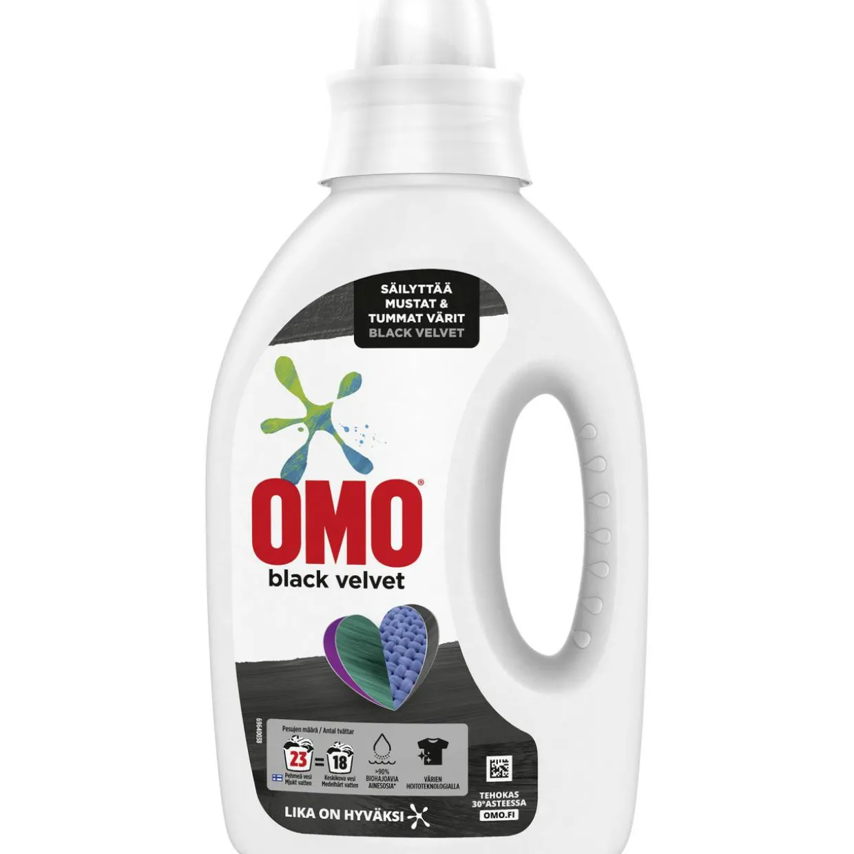 Pyykinpesunestetiiviste Omo 920 ml Black Velvet
