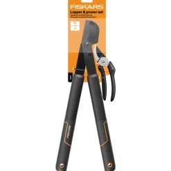 Raivaussakset Fiskars Solid L28 + Oksasakset P121 setti