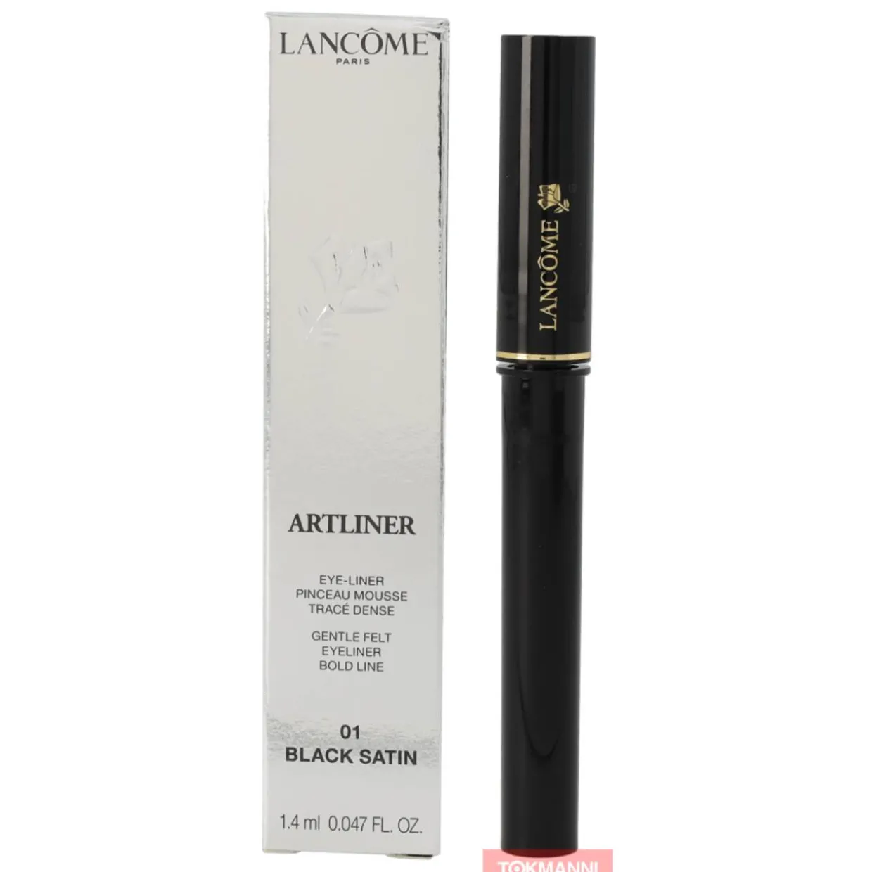 Rajauskynä, Lancome 1,4 ml Artliner Gentle Felt #01 Black Satin
