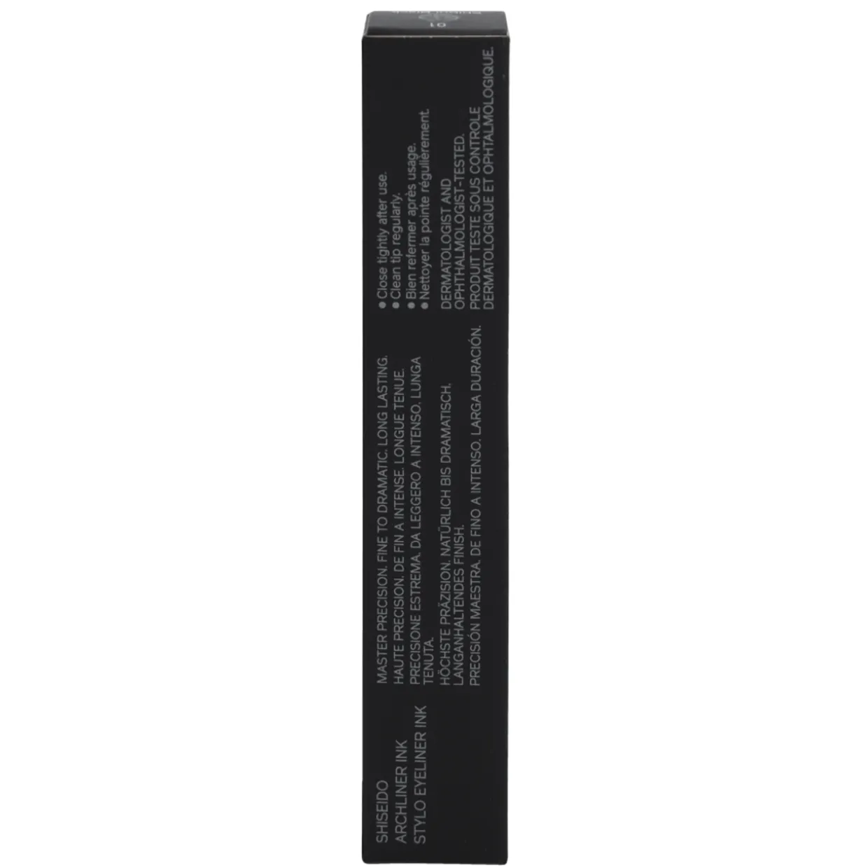 Rajauskynä, Shiseido 0,4 ml Archliner Ink Waterproof #1 Shibui Black