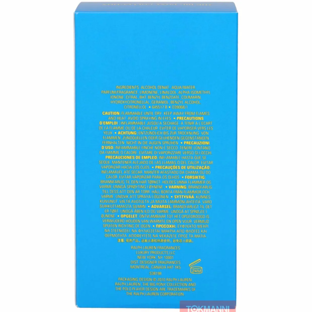 Ralph Lauren Big Pony 1 Blue For Men Edt Spray 100ml