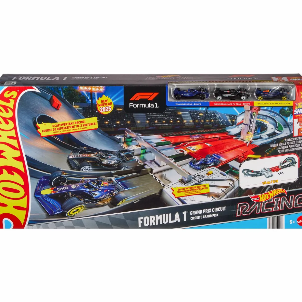 Ratapakkaus Hot Wheels F1 Grand Prix