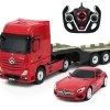 RC 1:26 Mercedes-Benz Actros with 1/24 scale Car 52 cm
