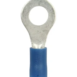 Rengasliitin 6,4 mm, sininen, 10 kpl