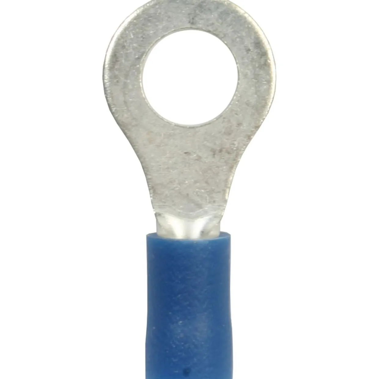 Rengasliitin 6,4 mm, sininen, 10 kpl