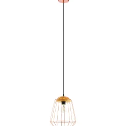Riippuvalaisin Eglo E27-LED-A60 4 W kupari/ruskea