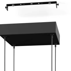 Riippuvalaisin EGLO conncect.z Salvilanas-z led 21W 77x20cm musta/valkoinen