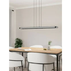 Riippuvalaisin EGLO conncect.z Salvilanas-z led 33W 116x20cm musta/valkoinen