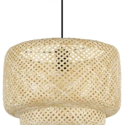 Riippuvalaisin EGLO Hettonle 40W Ø42cm rottinki/musta