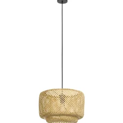 Riippuvalaisin EGLO Hettonle 40W Ø42cm rottinki/musta