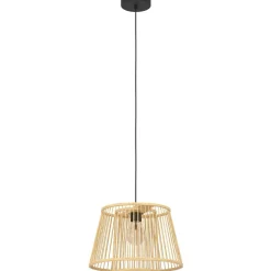 Riippuvalaisin EGLO Hykeham 40W Ø38cm puu/musta