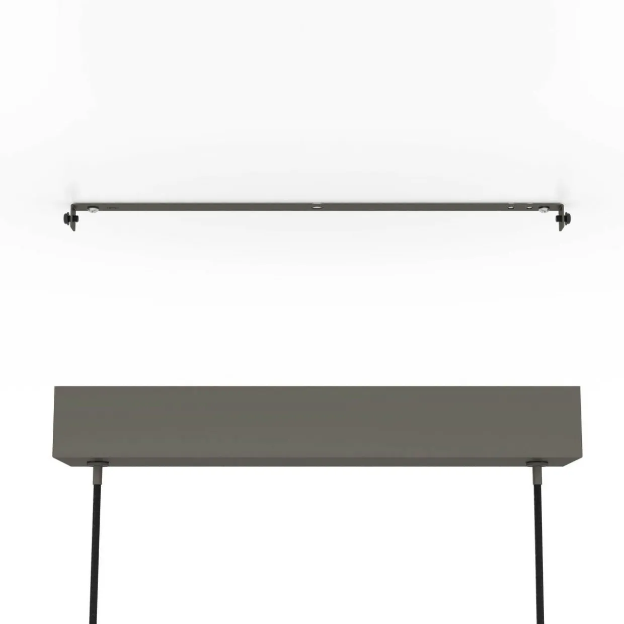 Riippuvalaisin EGLO Lisciana led 18W 87,5x3,5cm puu/harmaa/valkoinen