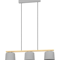Riippuvalaisin EGLO Mariel 3x40W 91x19cm puu/vaaleanharmaa