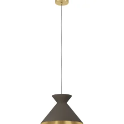 Riippuvalaisin EGLO Nastasia 40W Ø38cm cappuccino/messinki