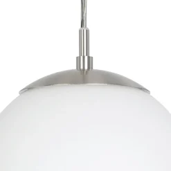Riippuvalaisin EGLO Rondo 3x40W 96x20cm nikkeli/mattavalkoinen
