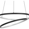 Riippuvalaisin EGLO Ruotale led 37W Ø55cm musta/valkoinen