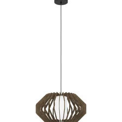Riippuvalaisin EGLO Rusticaria 40W Ø45cm ruskea/valkoinen
