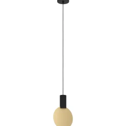 Riippuvalaisin EGLO Sarona led 4,5W Ø21cm musta/kulta